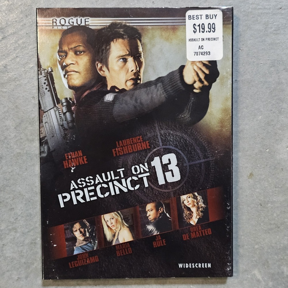 Assault on Precinct 13 (DVD,‎ 2005) New Sealed Ethan Hawke Laurence Fishburne